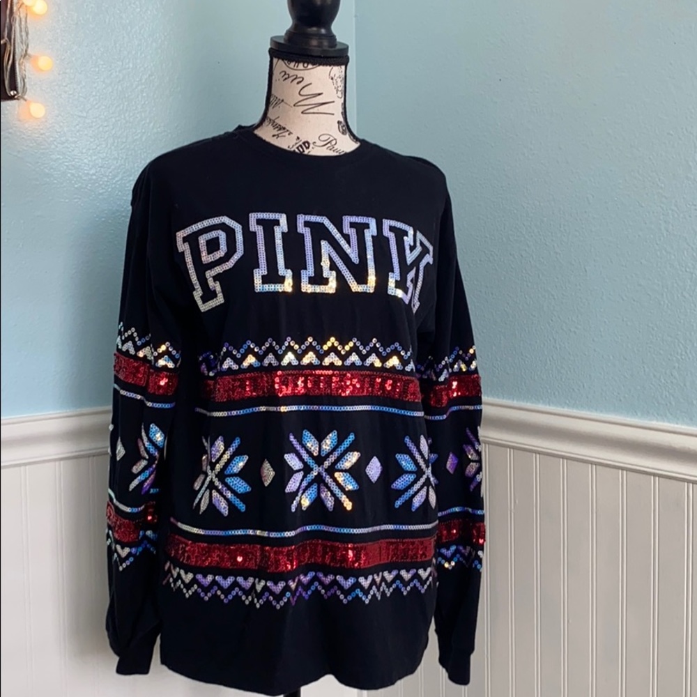 PINK by Victoria’s Secret Bling Christmas tee